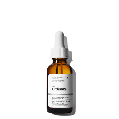 The Ordinary 100% Organic Cold-Pressed Rose Hip Seed Oil to reduce signs of photoaging