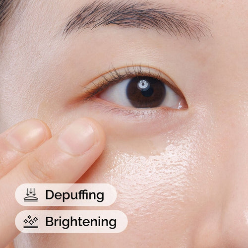 Application of Caffeine Solution 5% + EGCG to the undereye area