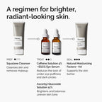 Use our Caffeine Solution 5% + EGCG Eye Serum in the Treat step.