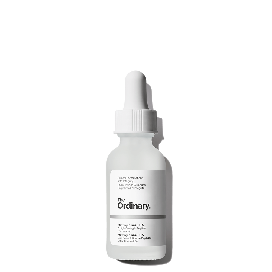 The Ordinary Matrixyl 10% + HA peptide serum to target static and dynamic wrinkles