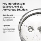 Key Ingredients of The Ordinary Salicylic Acid 2% Anhydrous Serum